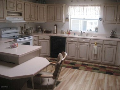 kitchen with wood floors