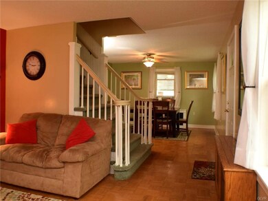 View from Living Room to Dining Room