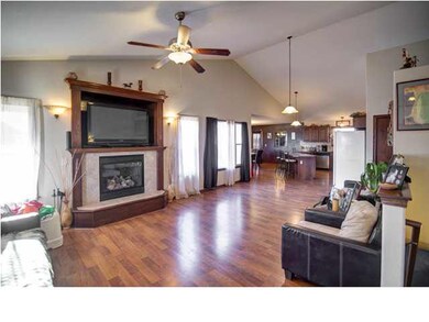 Living Room with Gas Fireplace