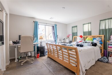 Bedroom featuring carpet flooring and visible vent