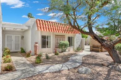 Close up of front of property