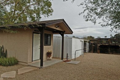 Tack house and shed