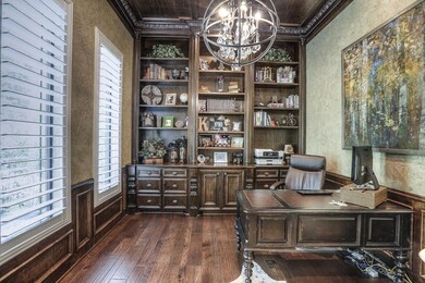 TONS OF DETAIL IN THIS HOME OFFICE