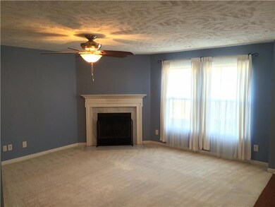 Living room with fireplace 