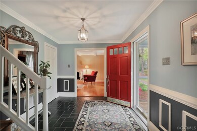 Gorgeous Foyer that boasts slate floors and beauti