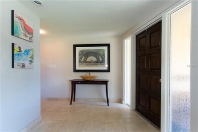 Foyer Travertine tile floors