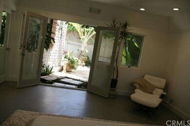 from master bedroom looking out on privet patio.