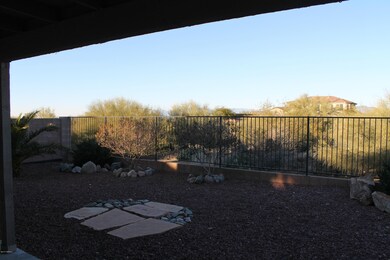 Private rear yard