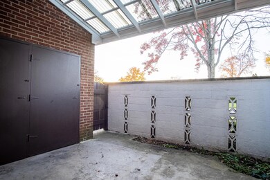Private Patio with Storage
