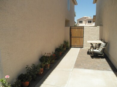 Side entrance from back yard