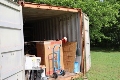 View of secured storage container