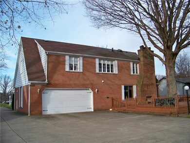 Rear view of home