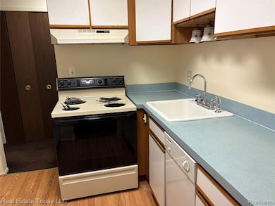 Kitchen with laminate flooring