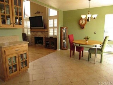 Dining area is open to kitchen and living room