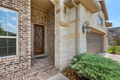 Guests are sure to feel welcomed at this beautiful entry.