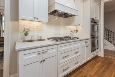 View of Gas cooktop.