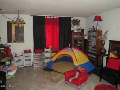 Family Room has new tile floors