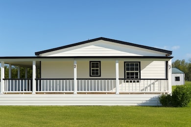 Side view-wrap around porch