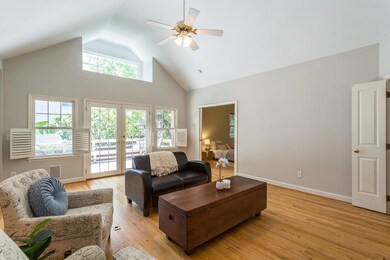 Family Room with Doors to Second Porch