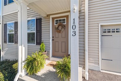 Welcoming front entry.