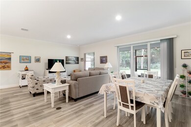 Custom vinyl plank flooring throughout