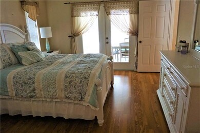 The split plan Master bedroom suite with laminate 