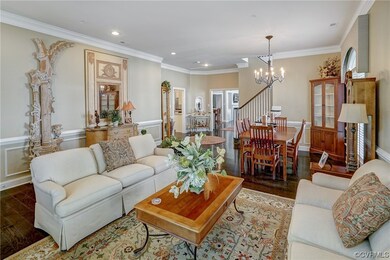 Living Room is open to Dining Room