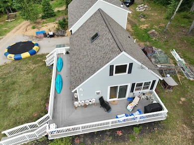 Deck is attached to the main house