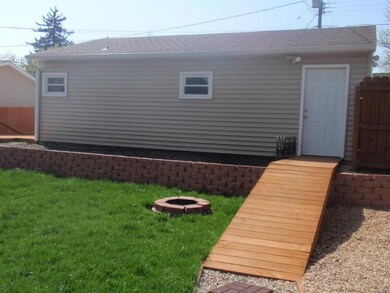 Backyard & Detached Garage