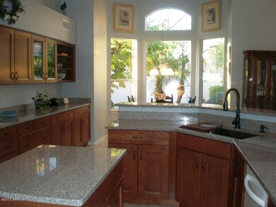 Granite kitchen island and counters