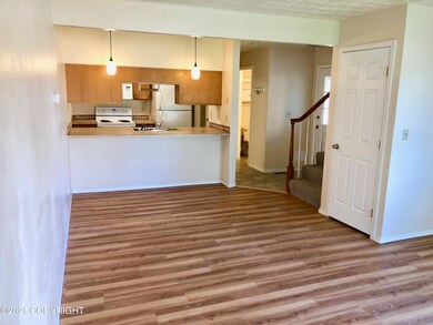 Living area to kitchen
