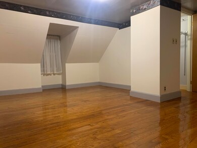 Primary bedroom with walk in closet