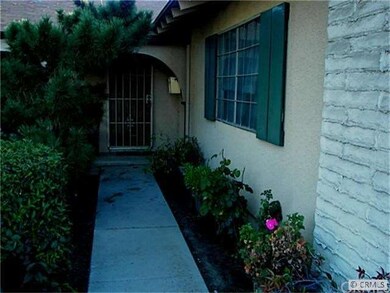 Walk way to front door.