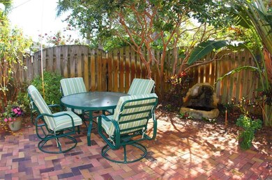 Extensive use of pavers in the backyard.. notice t