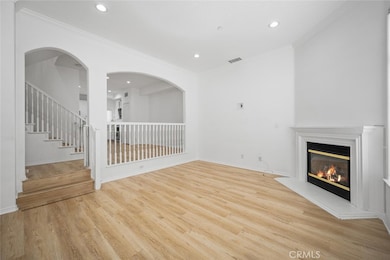 Open living space with a great layout and gas fireplace.
