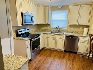 Beautiful updated kitchen with granite counters an