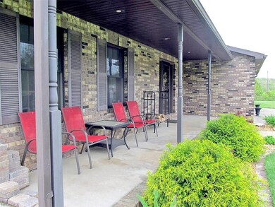 Nice inviting front porch