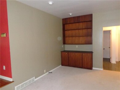Built in storage in Living Room