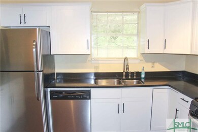 Stainless steel appliances.