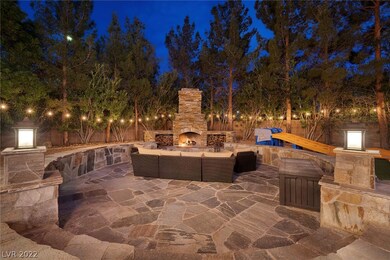 Natural Stacked Stone Real Wood Burning Fireplace