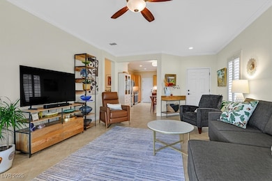 Great room view to the kitchen