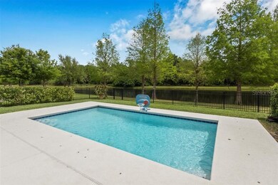 Salt water pool built in 2016 overlooking water an