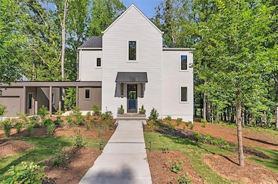 Commanding Front Elevation on 1 Acre Homesite