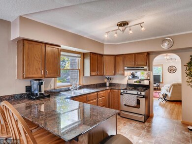 Granite counters and stainless steel appliances