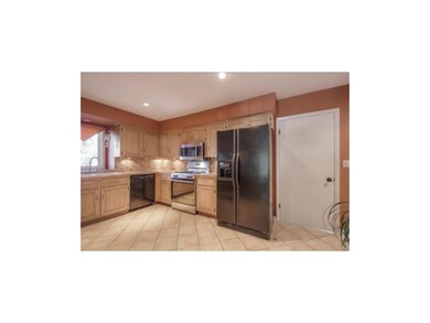 Kitchen boasts tons of cabinet and counter space