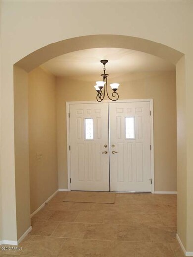 Foyer with new lighting