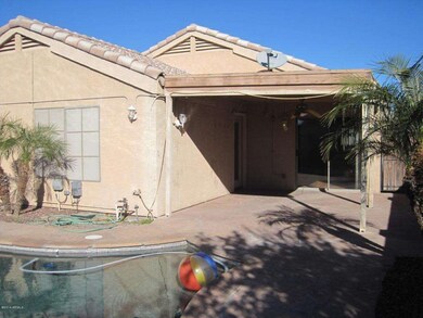 Back view of home
