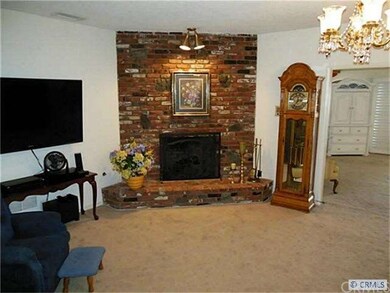 beautiful brick fireplace