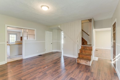 Looking into kitchen
