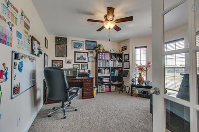 office or front bedroom with new carpet and paint